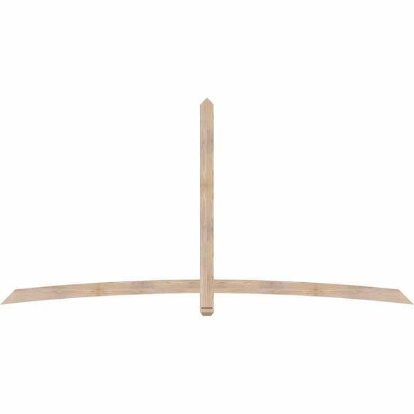 Ekena Millwork Bellingham Smooth Timber Gable Bracket, Douglas Fir, 108"W x 54"H x 1 1/2"D x 3 1/2"F, 12/12 Pitch GBW108X54X0204BEL00SDF - main
